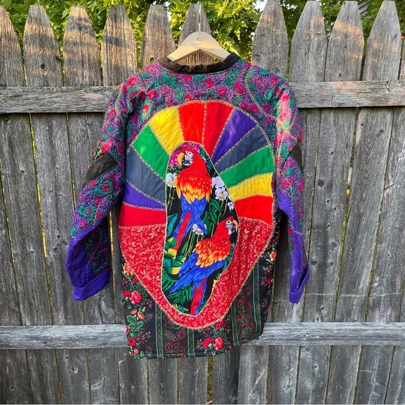 Vintage Jackets & Coats Vintage 9s Handmade Colorado Quilt Jacket